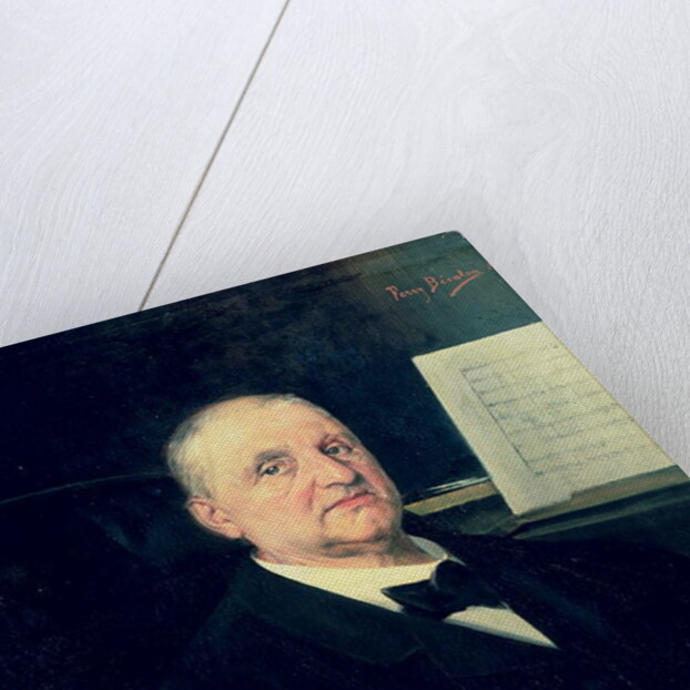 Anton Bruckner, 1889 by Ferry Peratoner