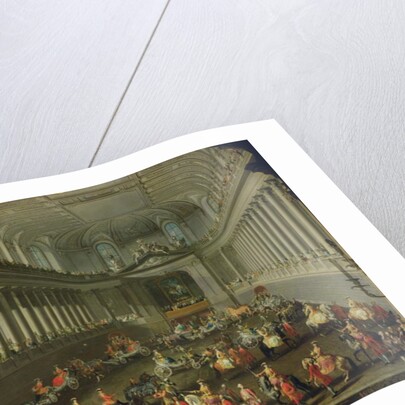 A Cavalcade in the Winter Riding School of the Vienna Hof to celebrate the defeat of the French army at Prague, 1743 by Martin van Mytens or Meytens