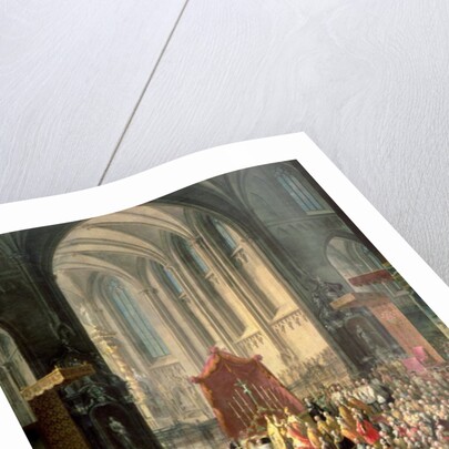 The Coronation of Joseph II as Emperor of Germany in Frankfurt Cathedral, 1764 by Martin van Mytens or Meytens