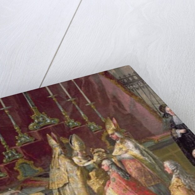 The Coronation of Joseph II as Emperor of Germany in Frankfurt Cathedral, 1764 by Martin van Mytens or Meytens