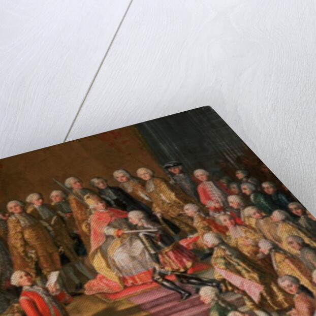 The Investiture of Joseph II Emperor of Germany in Frankfurt Cathedral, following his coronation, 1764 by Martin van Mytens or Meytens