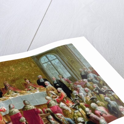 The Coronation Banquet of Joseph II, Emperor of Germany, 1764 by Martin van Mytens or Meytens