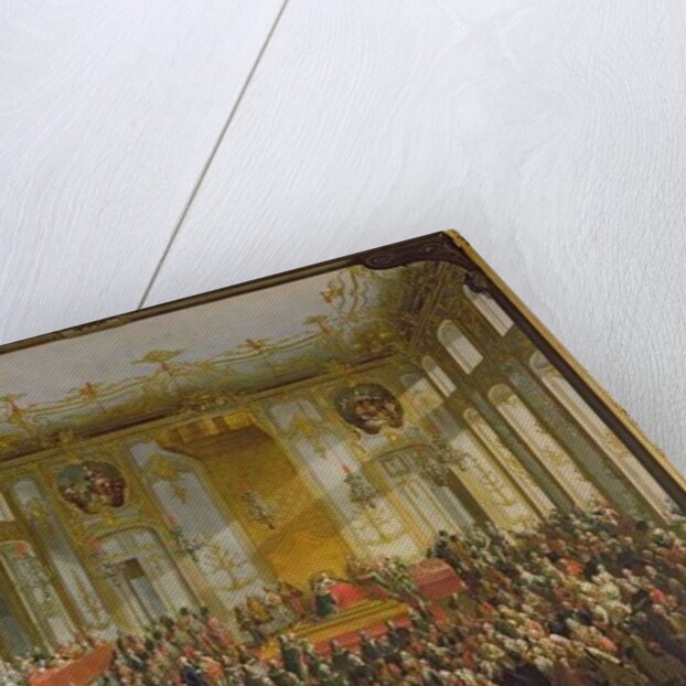 Empress Maria Theresa at the Investiture of the Order of St. Stephen, 1764 by Martin van Mytens or Meytens