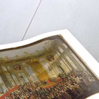 Empress Maria Theresa at the Investiture of the Order of St. Stephen, 1764 by Martin van Mytens or Meytens