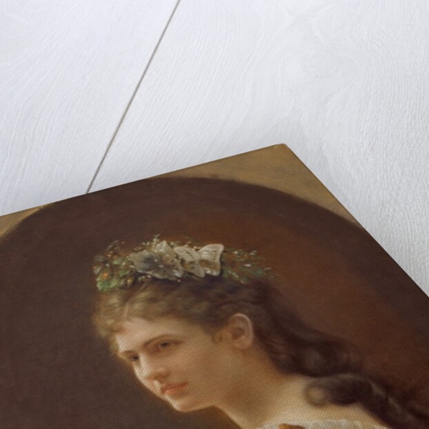 Katharina Schratt, mistress of Emperor Franz Joseph of Austria, 1880 by Anonymous Anonymous