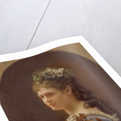 Katharina Schratt, mistress of Emperor Franz Joseph of Austria, 1880 by Anonymous Anonymous