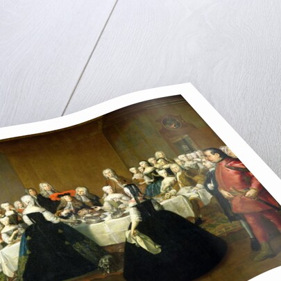 Wedding Breakfast of Empress Maria Theresa of Austria and Francis of Lorraine, c.1736 by Martin van Mytens or Meytens