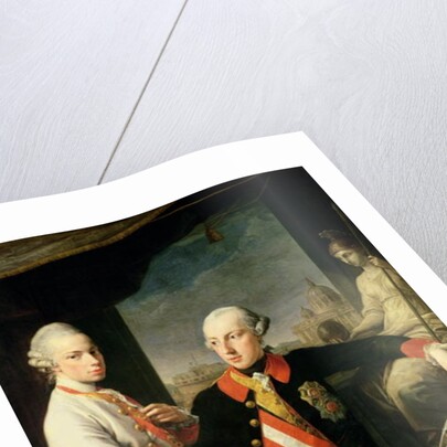 Kaiser Joseph II, and the Grand Duke Leopold of Tuscany, 1769, by Pompeo Girolamo Batoni