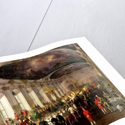 Celebration on the occasion of the anniversary of the Military Order of Maria Theresa, 1861 by Siegmund L'Allemand