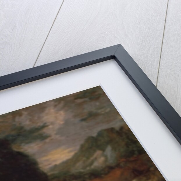 Hercules slays the giant Cacus and steals back the cattle of Geryon by Giambattista Langetti