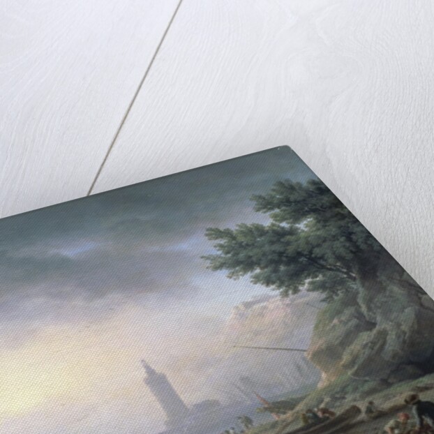 Seaport at Dawn, 1751 by Claude Joseph Vernet