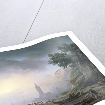 Seaport at Dawn, 1751 by Claude Joseph Vernet