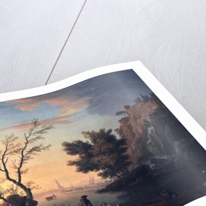 Seaport at Sunset, 1751 by Claude Joseph Vernet