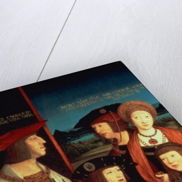 Maximilian I with his first wife Mary of Burgundy by Bernhard Strigel