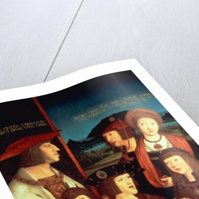 Maximilian I with his first wife Mary of Burgundy by Bernhard Strigel