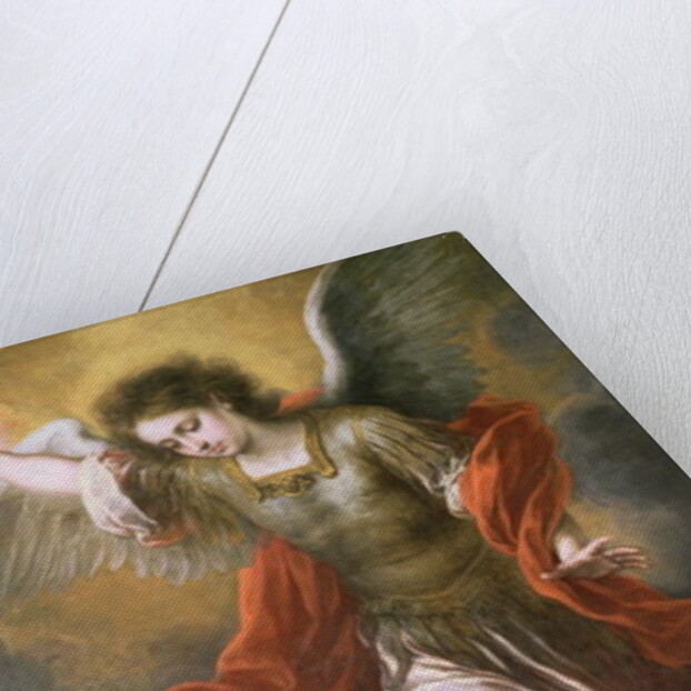 Saint Michael banishes the devil to the abyss, 1665/68 by Bartolome Esteban Murillo