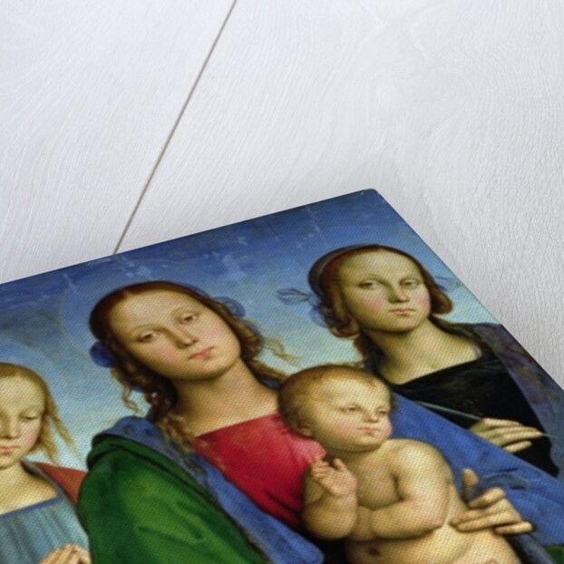 Madonna and Child with St. Catherine and St. Rosa, 1493 by Pietro Perugino