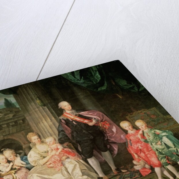 Leopold I, Grand-duke of Tuscany with his wife Maria Ludovica and their children including Franz, 1776 45:Leopold II of Austria: with his wife Maria Ludovica and their children, 1776 by Johann Zoffany