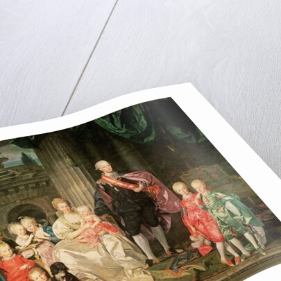 Leopold I, Grand-duke of Tuscany with his wife Maria Ludovica and their children including Franz, 1776 45:Leopold II of Austria: with his wife Maria Ludovica and their children, 1776 by Johann Zoffany