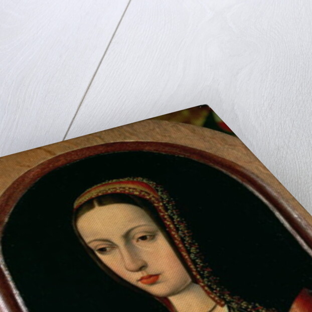 Joanna or Juana `The Mad' of Castile daughter of Ferdinand II of Aragon and Isabella `The Catholic' of Castile by Master of the Legend of St. Madeleine