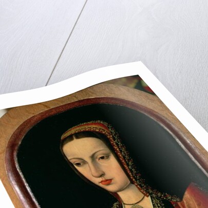 Joanna or Juana `The Mad' of Castile daughter of Ferdinand II of Aragon and Isabella `The Catholic' of Castile by Master of the Legend of St. Madeleine