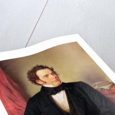 Franz Peter Schubert, 1825 by Wilhelm August Rieder