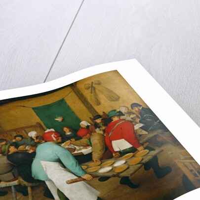 Peasant Wedding, 1568 by Pieter the Elder Bruegel