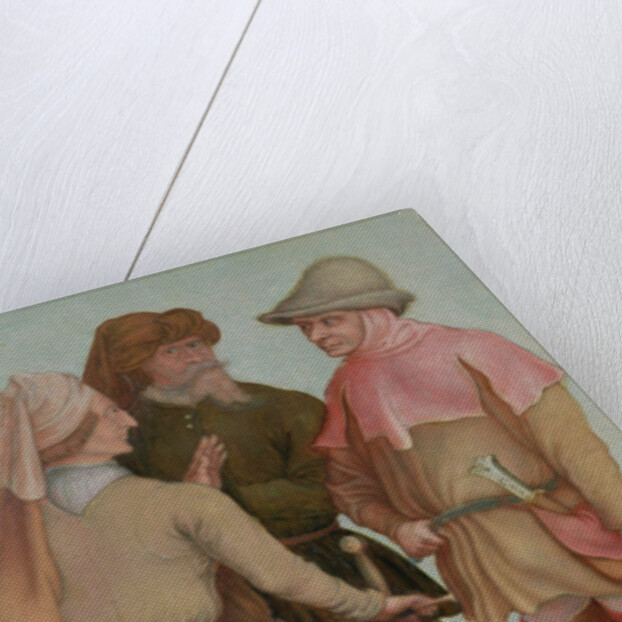 Three peasants, 16th or 17th century by Albrecht Durer or Duerer