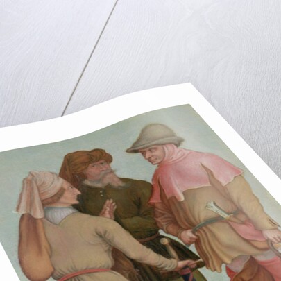 Three peasants, 16th or 17th century by Albrecht Durer or Duerer