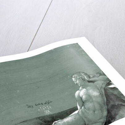 Reclining female nude, 1501 by Albrecht Dürer or Duerer