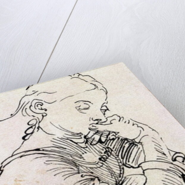 My Agnes, Durer's wife depicted as a girl, 1494 by Albrecht Dürer or Duerer