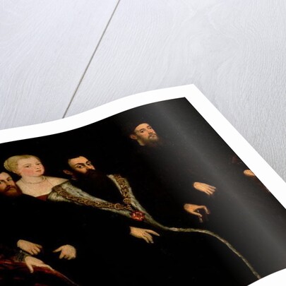 Seven members of the Soranzo Family by Jacopo Robusti Tintoretto