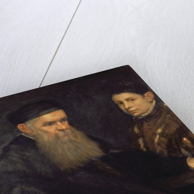 Old man and his servant, 1565 by Jacopo Robusti Tintoretto