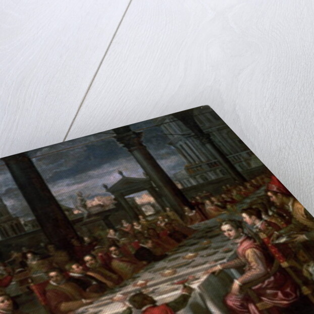 Wedding banquet of Grand Duke Ferdinand I of Tuscany, 1590 by Domenico Cresti Passignano