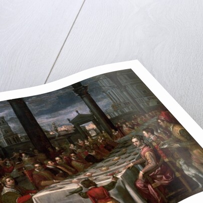 Wedding banquet of Grand Duke Ferdinand I of Tuscany, 1590 by Domenico Cresti Passignano