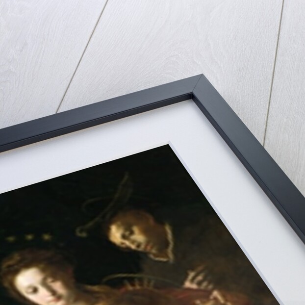 Mystical marriage of St. Catherine and the Christ Child with Peter the Martyr, 1617-21 by Domenico Fetti or Feti