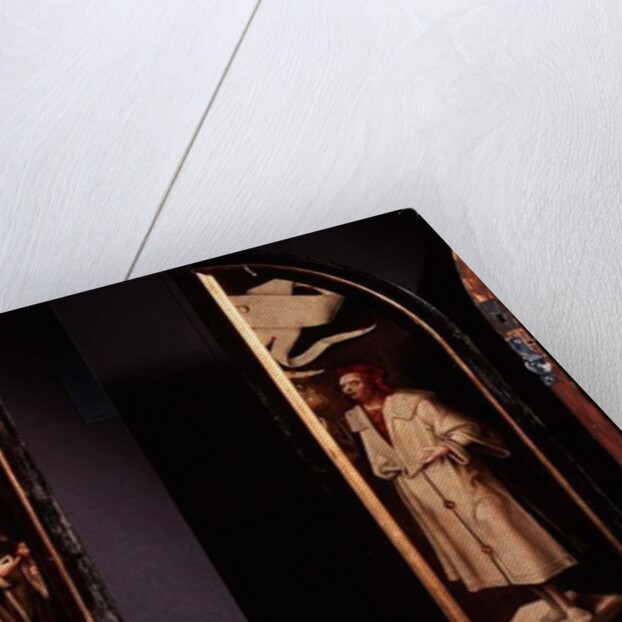 The Cleansing of Naaman Triptych: side panels depicting the martyrs Cosmas and Damian, protectors against sickness, 1520 by Cornelis Engelbrechtsen