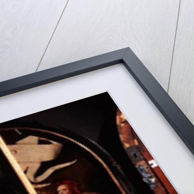 The Cleansing of Naaman Triptych: side panels depicting the martyrs Cosmas and Damian, protectors against sickness, 1520 by Cornelis Engelbrechtsen