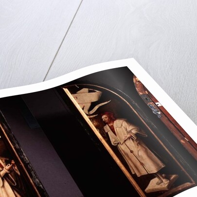 The Cleansing of Naaman Triptych: side panels depicting the martyrs Cosmas and Damian, protectors against sickness, 1520 by Cornelis Engelbrechtsen