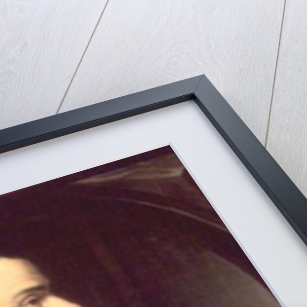 Self portrait holding a wax portrait medallion, 1564 by Willem van den Broecke