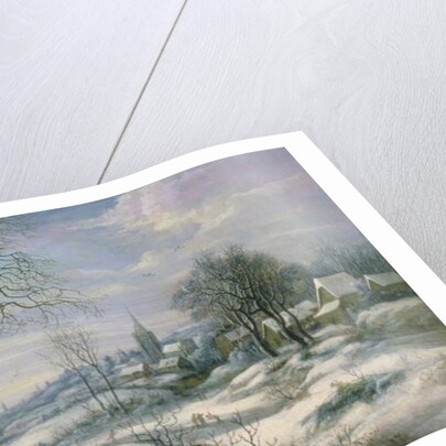 Winter landscape by Daniel van Heil