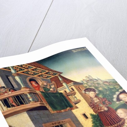 David and Bathsheba, 1528 by Wolfgang Krodel