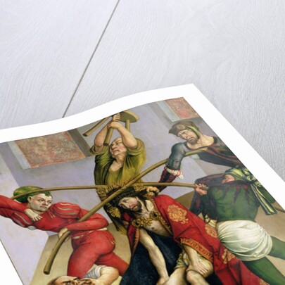 Christ crowned with thorns by Jorg I Breu