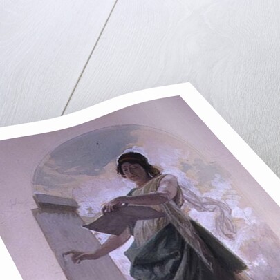 The Epigram, a study, 1890 by Franz Xaver Simm