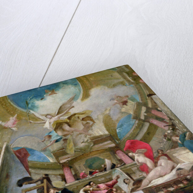 Apotheosis of the Renaissance, study for the decoration of the staircase in the Kunsthistorisches Museum, Vienna by Mihaly Munkacsy