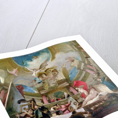 Apotheosis of the Renaissance, study for the decoration of the staircase in the Kunsthistorisches Museum, Vienna by Mihaly Munkacsy