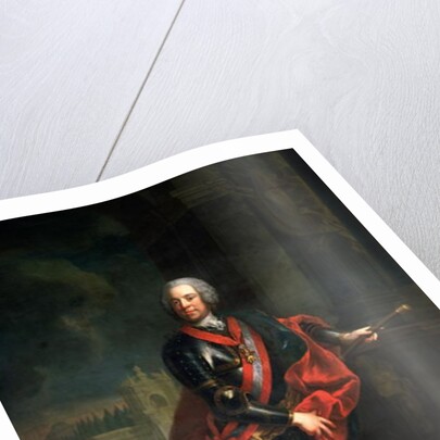 Count Leopold Joseph von Daun, Fieldmarshall and Austrian Commander-in-Chief during the Seven Years War, defeating Frederick the Great at the siege of Kolin by Austrian School