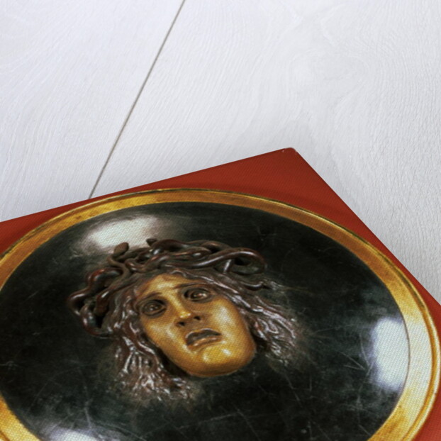 Medusa shield by Arnold Bocklin