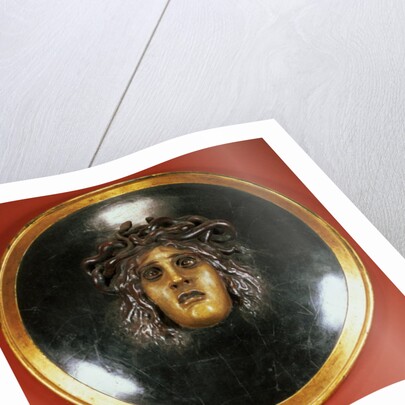 Medusa shield by Arnold Bocklin