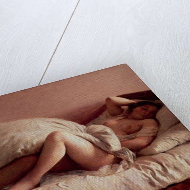 Sleeping woman, 1849 by Johann Baptist Reiter